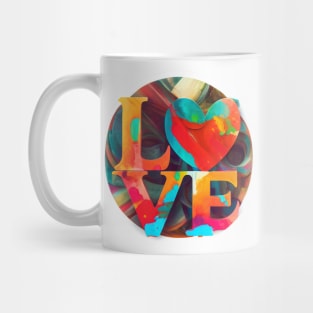 Love is a colorful word Mug